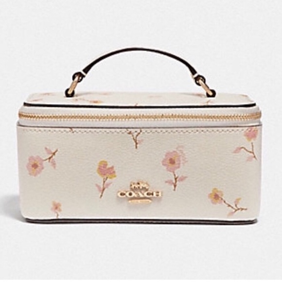 Coach Handbags - COACH Travel Jewelry Box Pink Prairie Floral